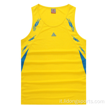 Maglia da basket di atletica leggera personalizzata